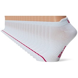 Wilson 20 Piezas Tin para Dama, color Blanco Filos Rosa, S/Felpa, Talla Unica, B1399