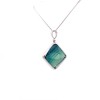Starborn Fluorite Crystal Pendant Necklace (22")