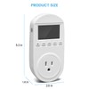 WiFi Electricity Usage Monitor, Zuomeng Plug-in WiFi Power Meter with