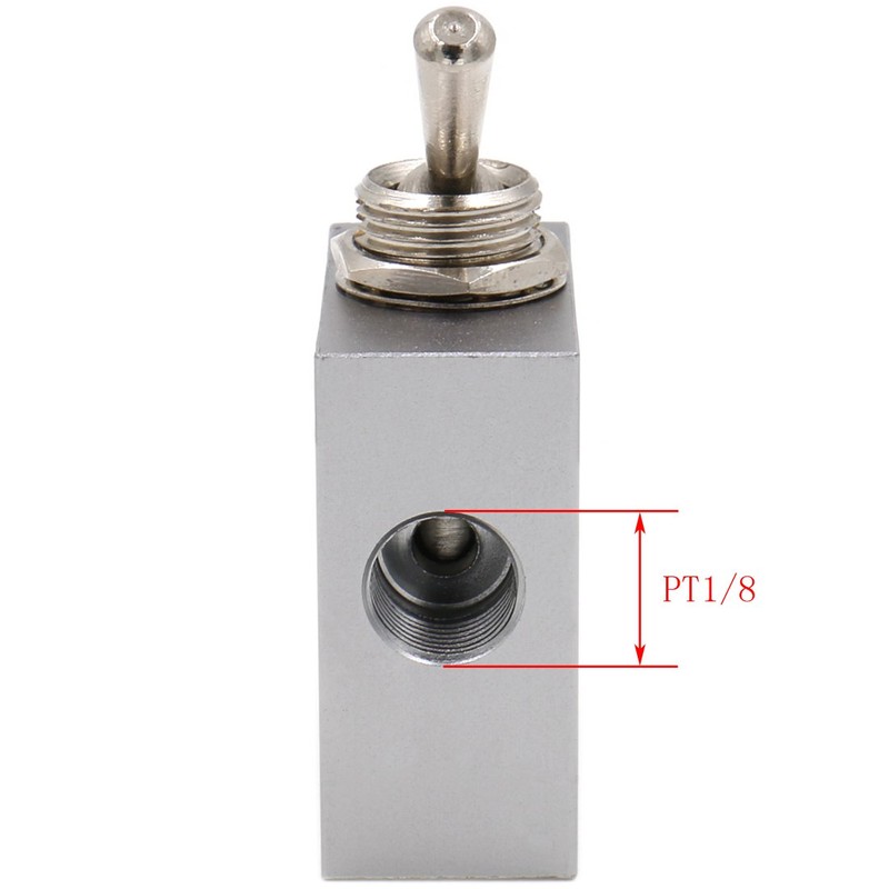 Heschen HL-2301 PT1/8 3 Way 2 Position Normally Closed Pneumatic