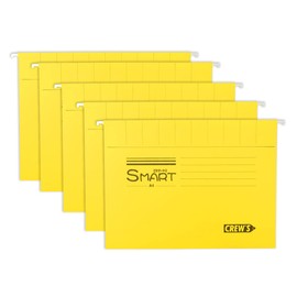 クルーズ(Crew's) ハンキングファイル A4 5枚入 イエロー H6527-CER04