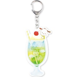 Tees Factory Sanrio 226573 Acrylic Key Chain Emotion Sky Drink Sanrio