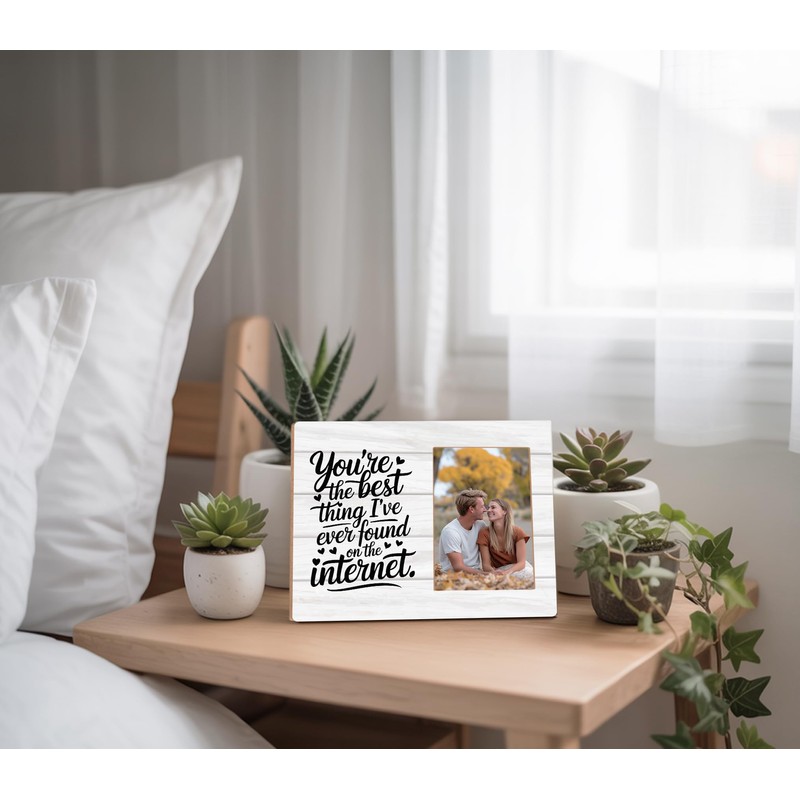 Romantic Couples Gifts Picture Frame,You're The Best Thing I've Ever