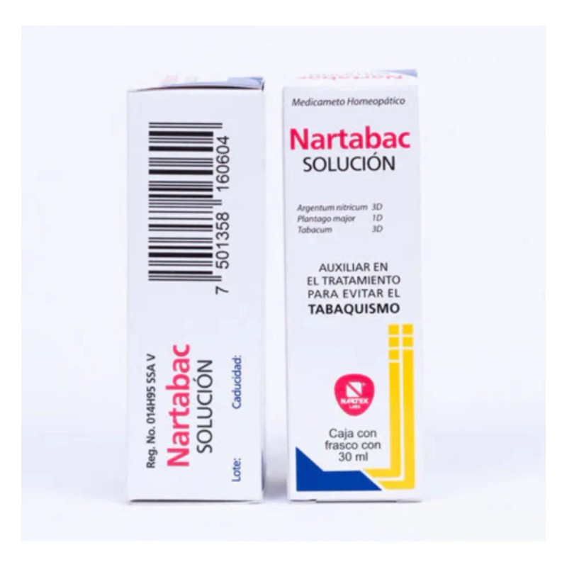 Nartabac Auxiliar En Tratamiento Del Tabaquismo 30ml 3 Pack