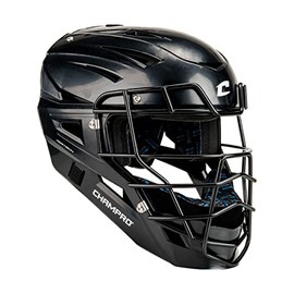 CHAMPRO HX Cannon Uncoated Catcher's Mask, Large, Black
