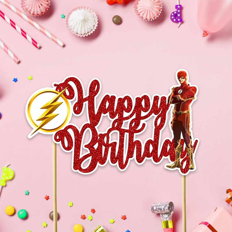 Seyal® Flsh - Decoración para tarta de feliz cumpleaños