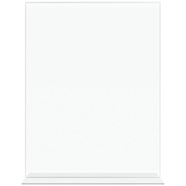 Deflect-O Anti-Glare Acrylic Sign Holder -Stand-Up Clear Matte, 8.5"X11" (879201)