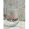 Cristar Rose All Day 16.6 oz. Tumbler Seamless Inspirational Clear