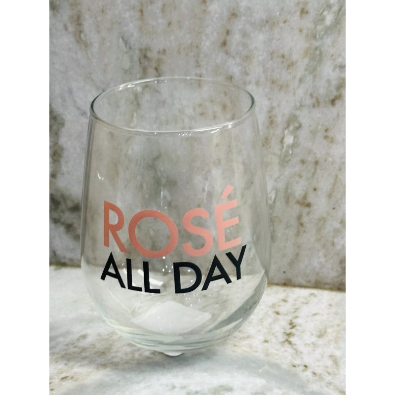 Cristar Rose All Day 16.6 oz. Tumbler Seamless Inspirational Clear