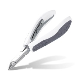 TITANIA Cuticle Nippers with Soft Touch Handle Professional Cuticle Nipper for Manicure and Pedicure Extra Sharp Stainless Steel Cuticle Cutter Cuticle Scissors Extra Fine