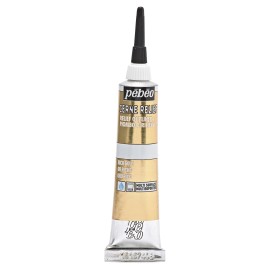 PEBEO Vitrail Cerne Relief Dimensional Paint 0.68 Fl Oz Gold For Mixed Media Art