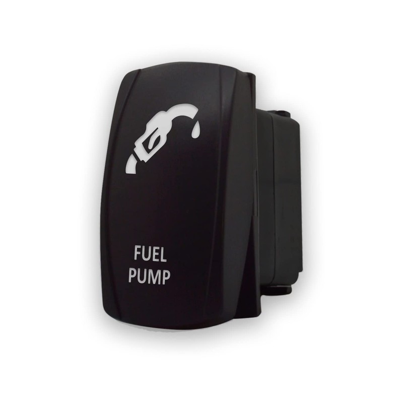 Fuel Pump - Red - Laser Etched 5-Pin Double Pole