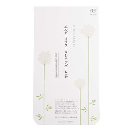 YULICI Organic Elder Flower & Lemon Balm Tea, Bag Type, 18 Tea Bags, Decaffeinated 1.2 oz (36 g)