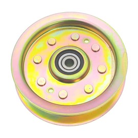 756-04129 Flat Idler Pulley Compatible for Cub Cadet 956-04129, MTD 753-08171 756-04129B, 38", 42", 46", 54" Decks, Troy Bilt GT50, GT54, RZT 42 RZT 50, TB42, TB2142, TB2246, TB2450