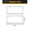 iolory 2 PCS License Plate Cover,Durable Rustproof Car License Plate