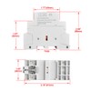 Heschen Household AC Contactor, CT1-16, Ie 16A, 4-Pin, Four Normal