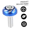 ULTECHNOVO 6mm Motorcycle Number Plate Screws Decorative License Plate Frame
