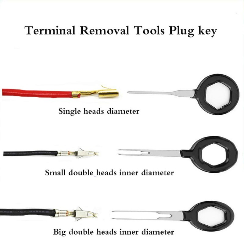11 Pcs Terminal Removal Tool Auto Key Tool Pin Extraction