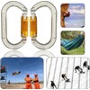 SOB Carabiner Climbing Carabiner Hook Aluminium Key Ring 22 KN