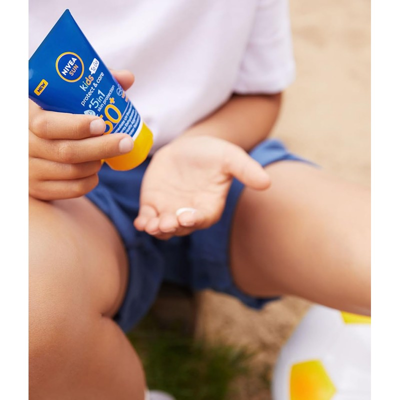NIVEA Sun Kids Sonnenbalsam für Kinder SPF 50+ Reisegröße, 50ml