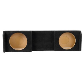 NVX Custom Fit Dual 12" Sealed Subwoofer Enclosure for 2004-2018 Nissan Titan Crew & King Cab | Down-Firing Empty Sub Box | CNC Precision-Cut MDF with Premium Carpet