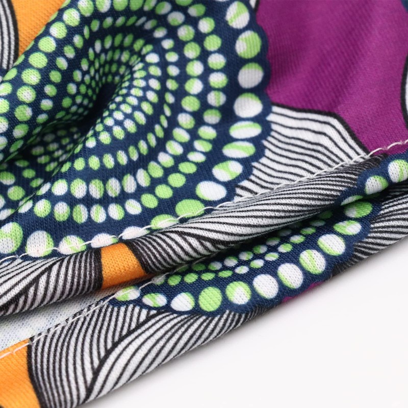 DRESHOW 5 Pack Knotted Headwraps for Women African Turban Pre-Knotted