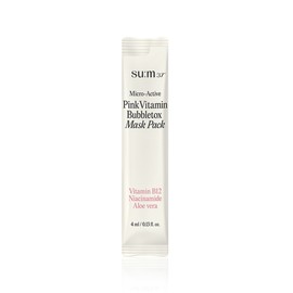 Breath 37 degrees Sum37 Microactive Pink Vitamin Bubble Tox Mask 4 mLX14 Pack / 숨37 마이크로액티브 핑크 비타민 버블톡스 마스크 4 mLX14개입