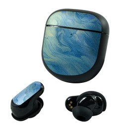 MightySkins Glossy Glitter Skin Compatible with Bose QuietComfort Earbuds II (2022) - Visionary | Protective, Durable High-Gloss Glitter Finish | Easy to Apply and Change Styles | Made in The USA