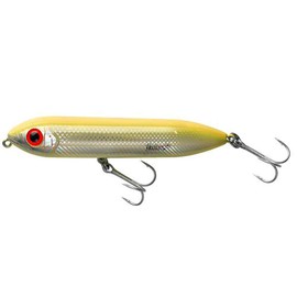 Heddon Super Spook Topwater Fishing Lure for Saltwater and Freshwater, Bone/Silver, Super Spook (7/8 oz)