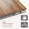 34" Concealed Sliding Barn Door Hardware Kit with Soft Close