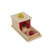 Tiger Montessori Object Permanence Box with Tray Three Balls for