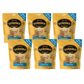 Sonoma Creamery - Cheese Crisps, Parmesan| Savory Snack | High Protein | Low Carb | Gluten Free | Keto- Friendly, 2.25 Ounce (Pack of 6)
