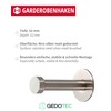 Gedotec UP-25 Stainless Steel Coat Hook Door - Wardrobe &