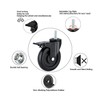 Stem Caster Wheels 5 inch Casters with Safety Dual Locking