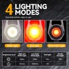 Retractable Keychain Condenser Flashlight 300 Lumens Rechargeable 4 Working modes