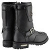 Milwaukee Leather MBM9070 Men's Black Leather Engineer Boots with Reflective