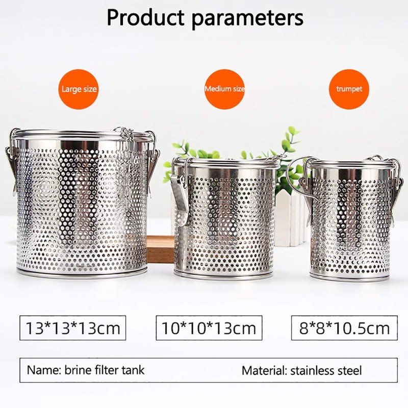 Sahgsa Stainless Steel Spice Strainer Spice Filter Tea Filter Loose