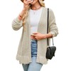 Cakulo Womens Crochet Fringe Cardigan Sweaters Oversized Lightweight Fall Open