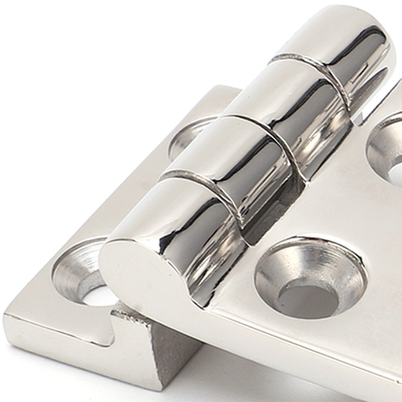 2Pcs Boat Hinges Stainless Steel Ship Door Durable Polishing AntiRust