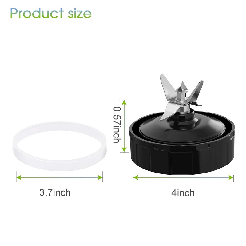 7-Fins Extractor Blade Assembly with Rubber Gasket Blender Replacement Parts