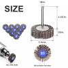 5Pcs Flap Wheel Set for Dremel Rotary Tool Die Grinder