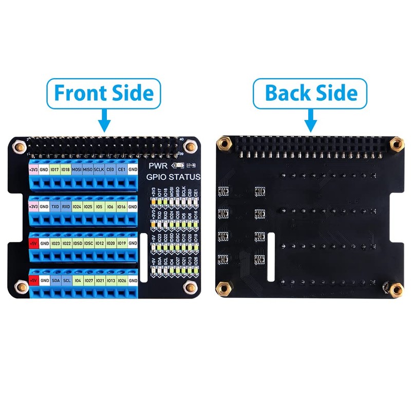 GeeekPi Raspberry Pi GPIO Screw Terminal Block Breakout Board HAT