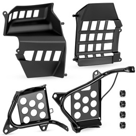 Black L+R Nerf Bars & Heel Guards Footrest For Yamaha Banshee 350 YFZ350 1990-2006 3GD-27445-00-00 3GG-21691-00-00