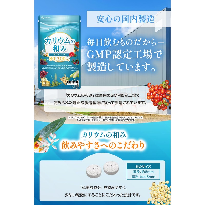 Potassium Supplement, 60 Day Supplement, Potassium Chloride, Luxury Formulation, 2.8