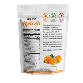 Probiotic Dried Apricots, No Added Sugar, Antioxidants & Fiber, Gut-Friendly Snack, 40 oz Resealable Bag