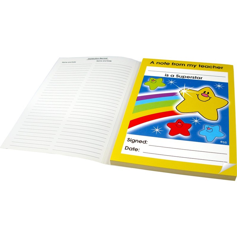 SuperStickers Superstar Teacher Reward Praise Note Pad, DNP132, 15 x