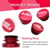 Damwot 2PCS Car Cigarette Lighter Plug, Aluminum Dustproof Plugs Billet
