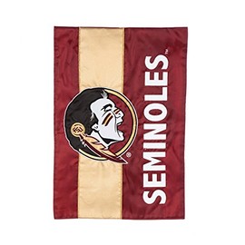 Team Sports America Florida State Embellished Garden Flag - 13 x 18 Inches