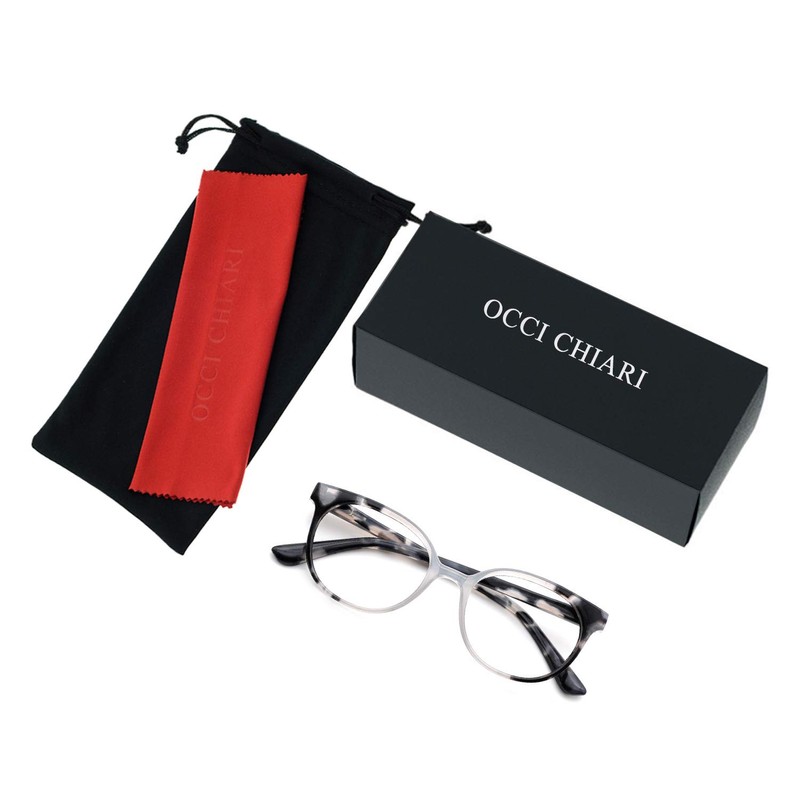 OCCI CHIARI Reading Glasses Women 1.0 Round Sturdy Reader(1.0 1.25