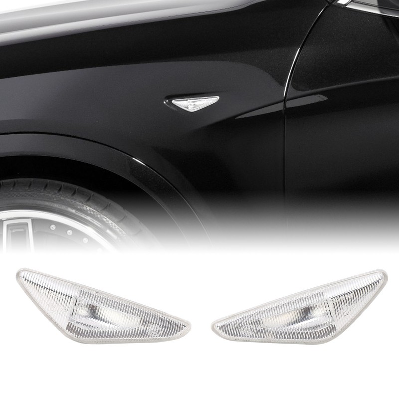 2PCS Side Marker Light Super Bright Improved Safety Waterproof 63137171007